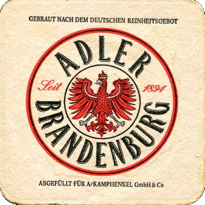 Coaster from Germany - Adler Brandenburg