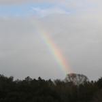 Rainbow over the pasture - Picture a day - 02-02-12